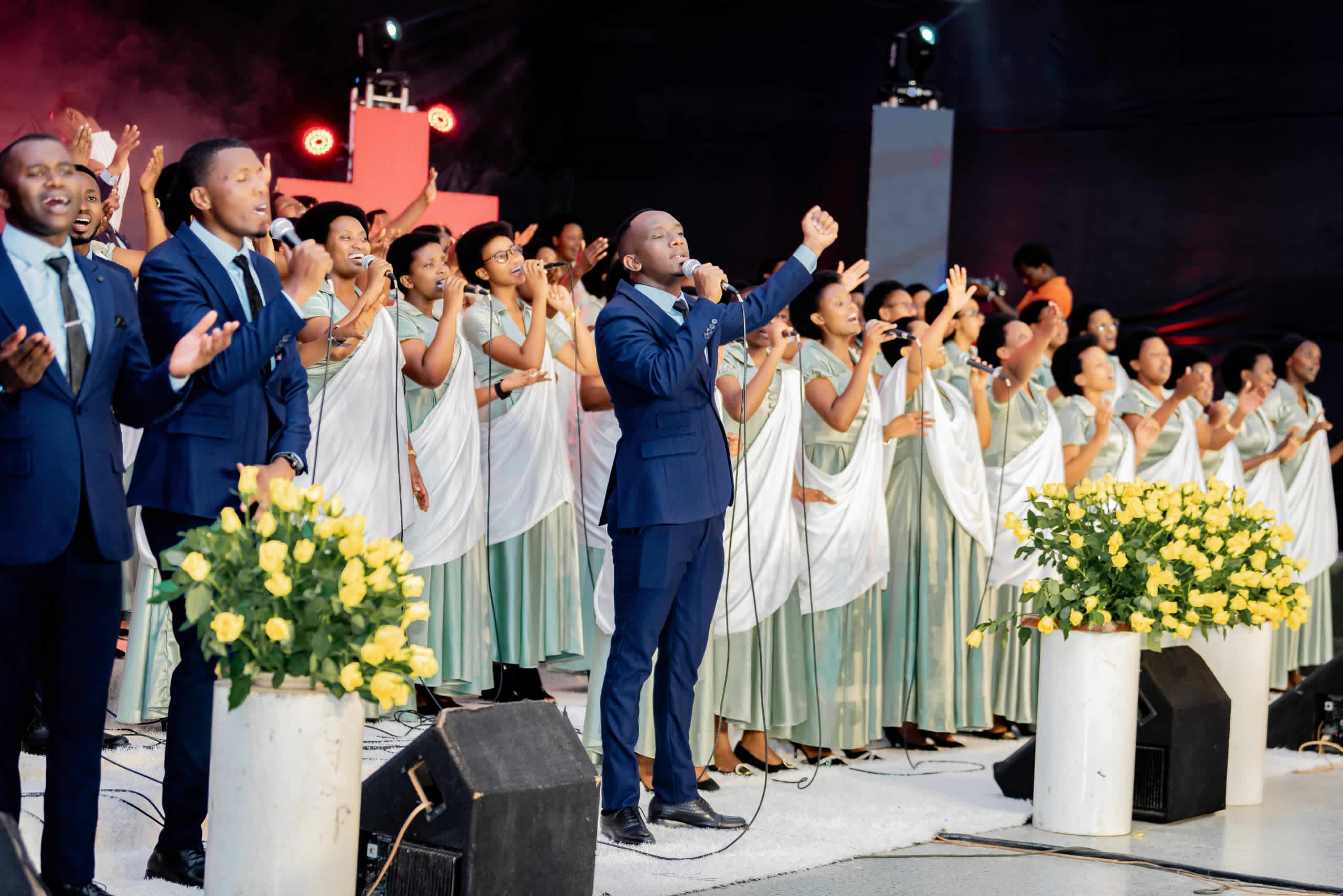 Imyiteguro y’igitaramo irarimbanyije “Abaragwa Choir”.