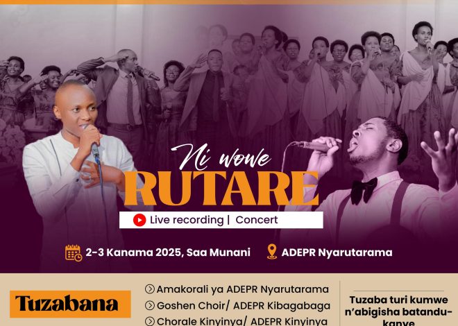 Agape Choir ADEPR Nyarutarama yateguye igitaramo gikomeye “Ni Wowe Rutare” cyo gufata amashusho y’indirimbo zabo mu buryo bwa Live