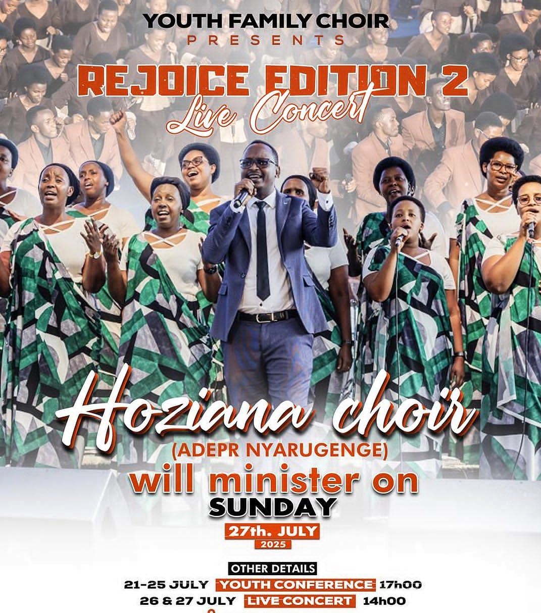 “Rwanda’s Gospel Giants Unite: Hoziana Choir to Grace Youth Family Choir’s “Rejoice Edition 2”