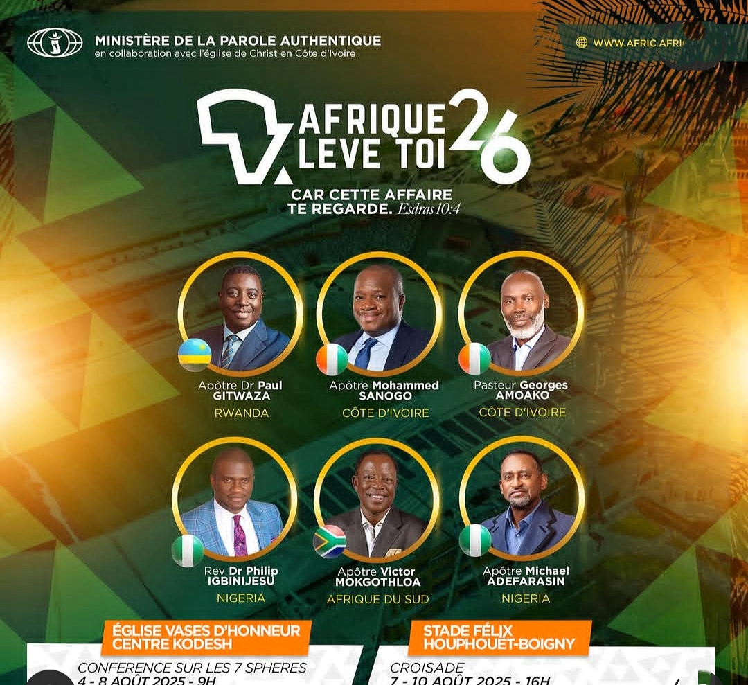 “From Rwanda to Ivory cost: Key Ministers Drive Gospel Awakening at ‘Afrique Lève-Toi'”