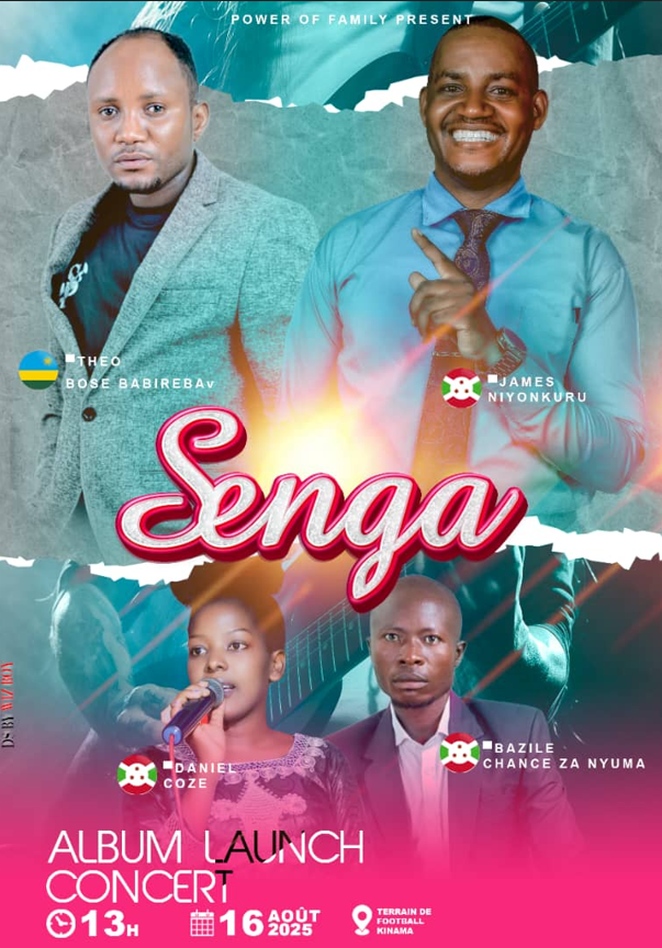 Umuramyi James Niyonkuru azamurikira abakunzi be Album ye mu gitaramo azakorera I Bujumbura aho azaba ari kumwe n’umuramyi Theo Bosebabireba