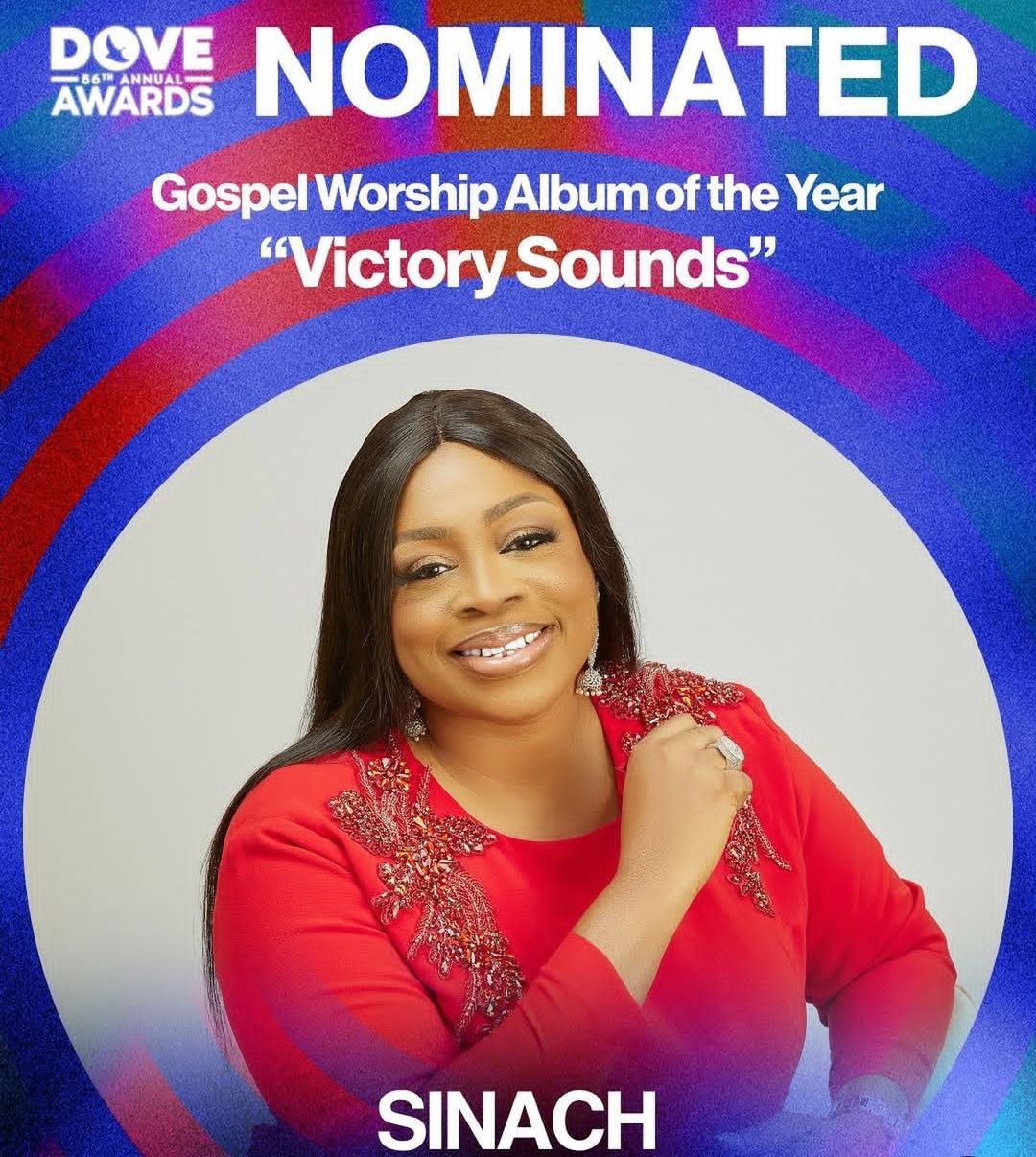 “Victory Sounds” Earns Sinach Dove Award Nomination for Gospel Worship Album of the Year