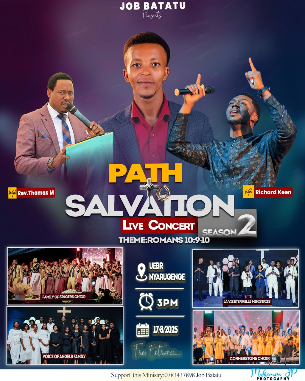 “Path to Salvation Season 2” A Live Concert of Hope, Healing, and Heartfelt Praise