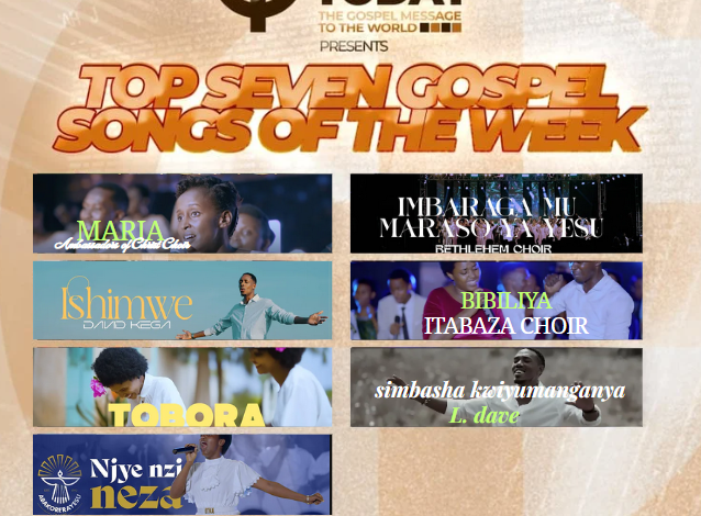 Top 7 y’indirimbo ziyoboye izindi zagufasha kuryoherwa na week-end yawe