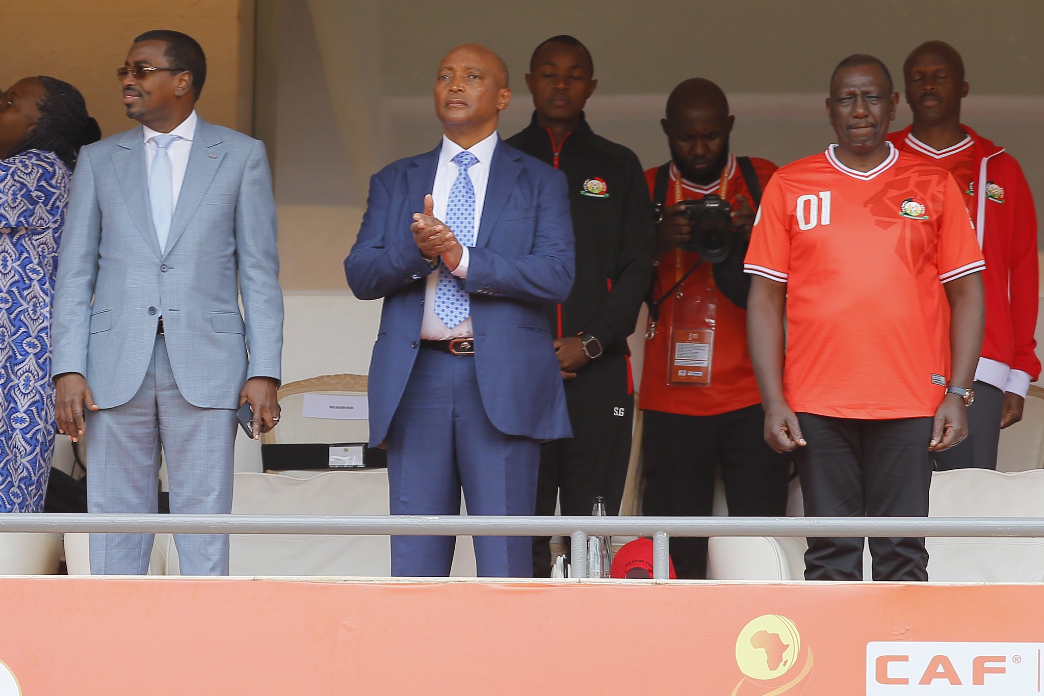 William Ruto yageneye ikipe y’igihugu ya Kenya agashimwe nyuma yo gutsinda Congo