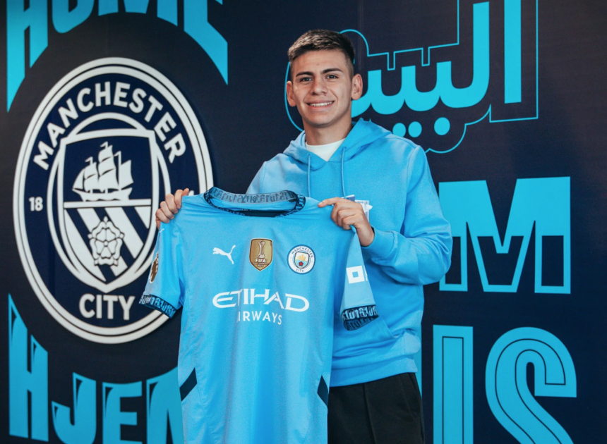 Manchester City igiye kurekura Claudio Echeverri