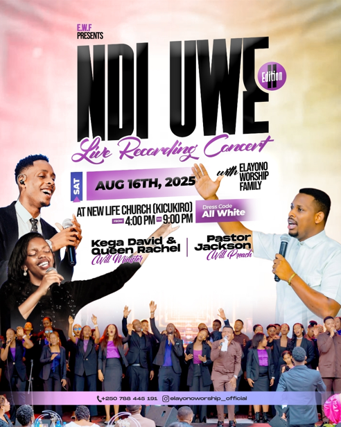 Elayono Worship Family yateguye igitaramo igitumiramo David Kega na Queen Rachel
