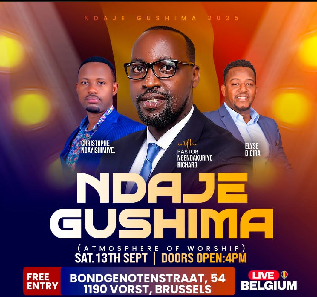 Elyse Bigira and Christophe Ndayishimiye to Headline ‘Ndaje Gushima 2025’ Live Worship Experience in Belgium