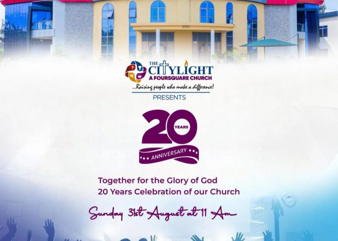 Imyaka 20 ya city light foursquare church: inzira y’ubwitange no gusakaza ubutumwa bwiza