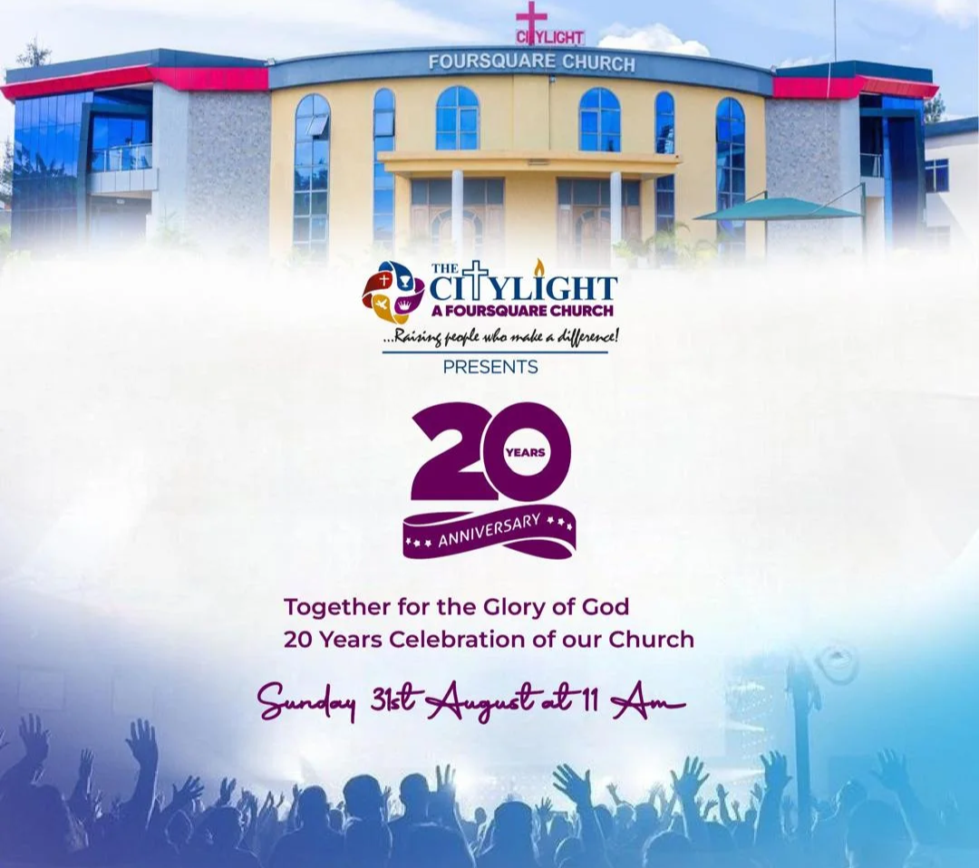 Imyaka 20 ya city light foursquare church: inzira y’ubwitange no gusakaza ubutumwa bwiza