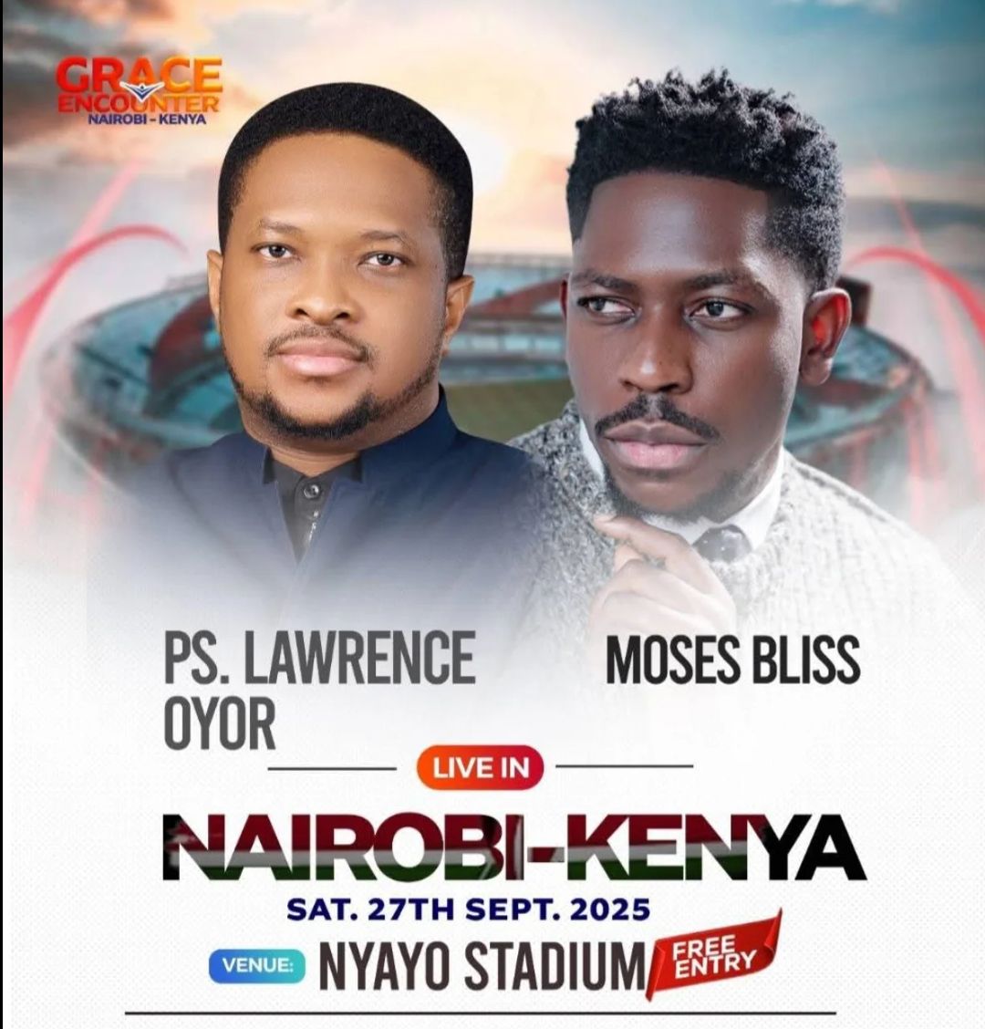 Nyayo Stadium to Host Mega Gospel Event with Pastor Lawrence Oyor and Moses Bliss