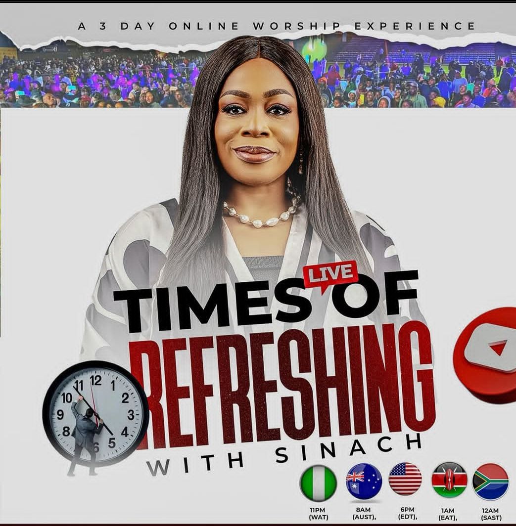 Gospel Icon Sinach Announces Three-Day Online Worship Event for Global Audience