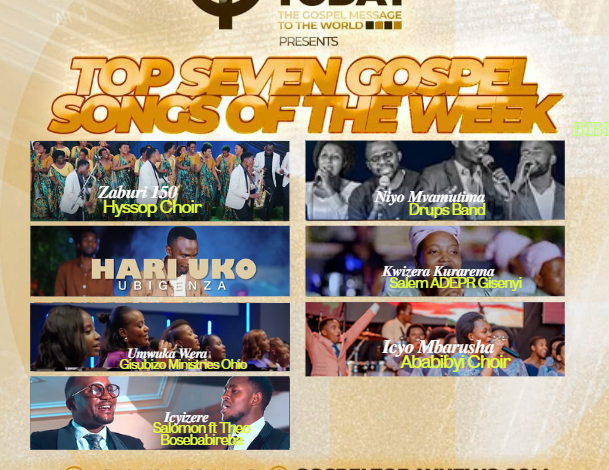 TOP7 y’Indirimbo ziyoboye izindi zagufasha kuryoherwa na weekend yawe