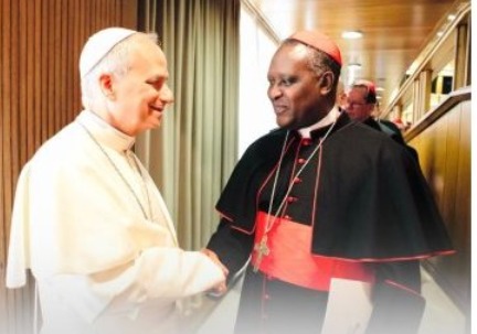 Antoine Cardinal Kambanda yasabiye umugisha Papa Léon XIV