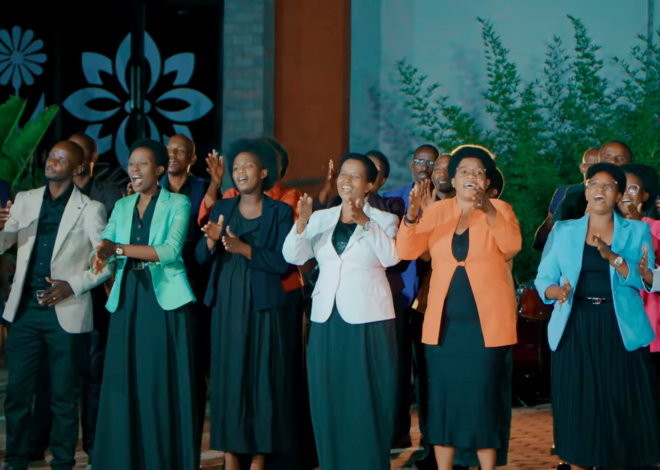 korali Umunezero mugisirimba kidasanzwe bagaragaje imbamutima zabo