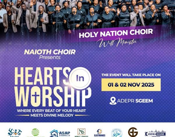 NAIOTH Choir iri gutegura “Hearts in Worship”, igitaramo cy’amateka izahuriramo na Holy Nation Choir