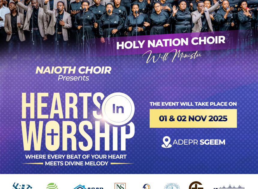 NAIOTH Choir iri gutegura “Hearts in Worship”, igitaramo cy’amateka izahuriramo na Holy Nation Choir
