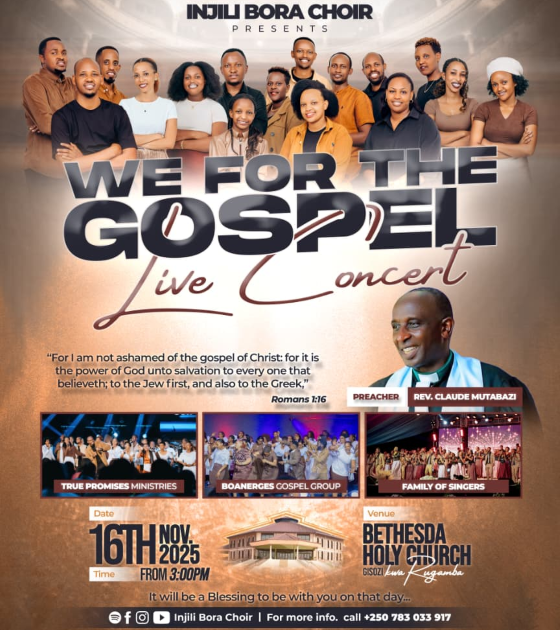 Korali Injili Bora igiye gutaramira abakunzi bayo mu gitaramo “We For The Gospel Live Concert”