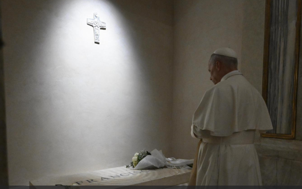 Papa Leo Yasuye Basilika Ya Mutagatifu Mariya Major Asabira Papa Francis 