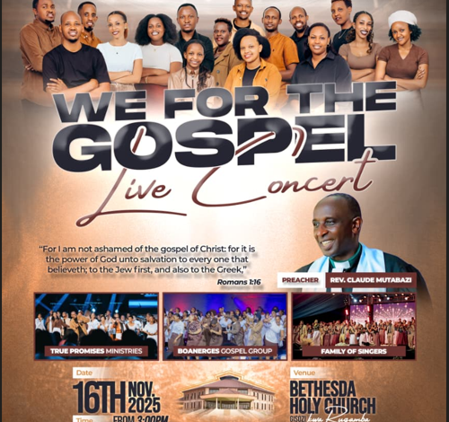 “We for the Gospel” igitaramo kiri gutegurwa na Injili Bora n’imurikwa rya Album