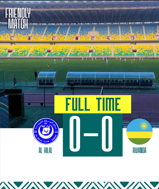Ikipe y’Igihugu Amavubi yaguye miswi n’ikipe ya Al-Hilal S.C