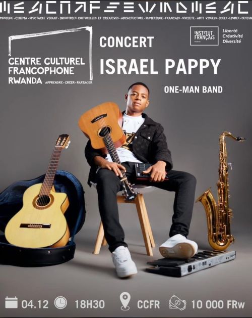 Israel Pappy Set to Deliver Unique “One-Man Band” Experience at Centre Culturel Francophone du Rwanda