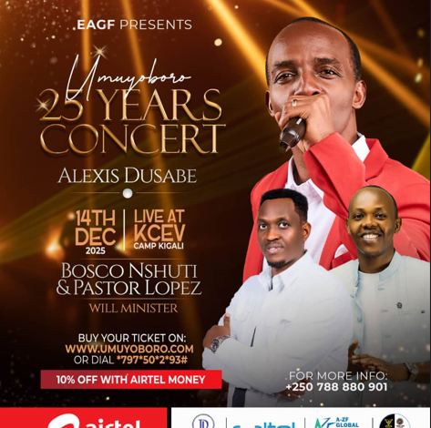 Umuyoboro 25 Years Concert: Worship, Joy, and Celebration with Alexis Dusabe