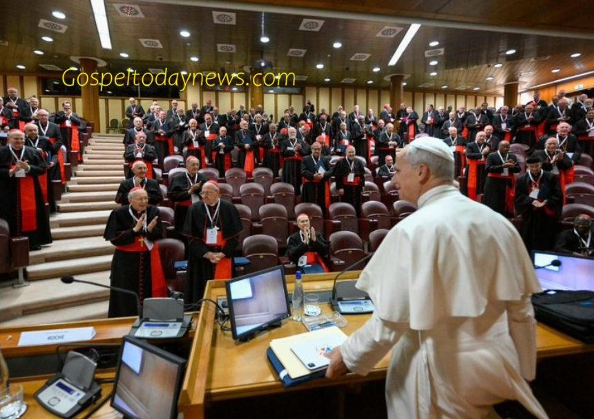  Si Kiliziya ikurura abantu, ni Kirisitu – Papa Leon wa XIV mu nama y’Abakaridinali