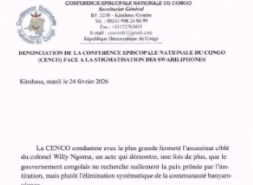 Inama y’Abepesikopi Gatorika yamaganye inyandiko mpimbano iyitirirwa ku rupfu rwa Koloneli Willy Ngoma