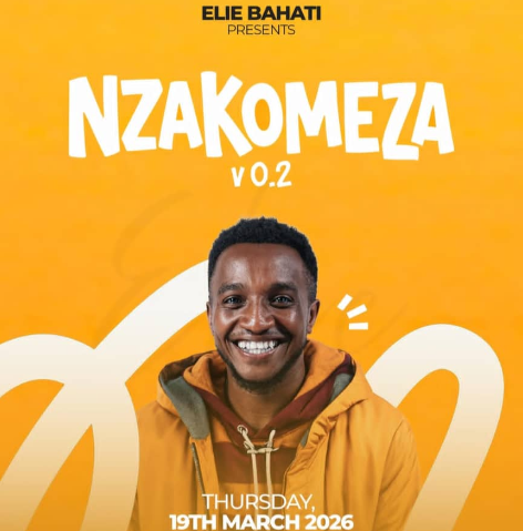 Elie Bahati ategerejwe muri NZAKOMEZA v0.2 igitaramo cyitezweho kuba isoko yo gukira Kwa benshi