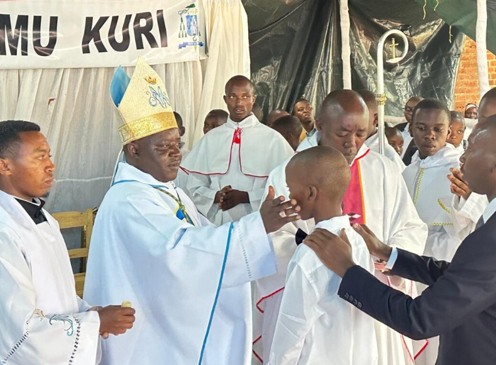 “Imbuto mwera nizo zikwiye kugaragaza ko mukunda Bikira Mariya” Nyiricyubahiro Musenyeri Balthazar Ntivuguruzwa