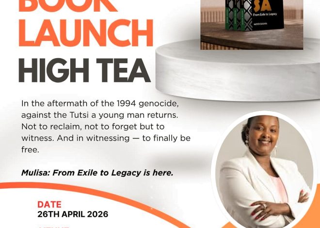 Rwandan Author Mutesi Gasana Announces Official Launch of “Mulisa”New Historical Fiction Book