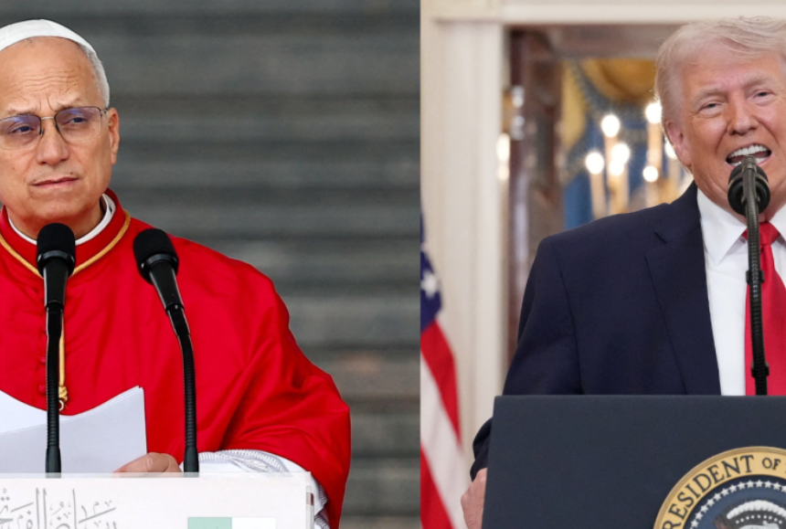 Nzaharanira amahoro nta bwoba mfite_Papa Leo XIV yavuze ko adatewe ubwoba n’igitutu cya Trump