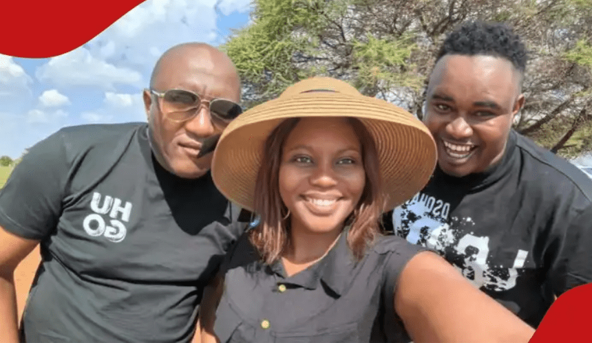 Umugore ufite abagabo babiri yasangije amafoto y’umuryango we akurura impaka ku mbuga nkoranyambaga