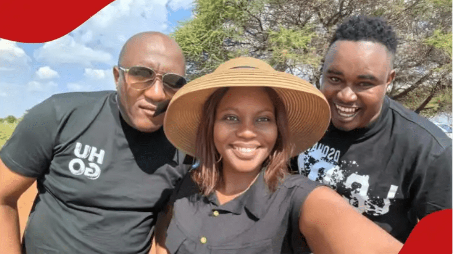 Umugore ufite abagabo babiri yasangije amafoto y’umuryango we akurura impaka ku mbuga nkoranyambaga