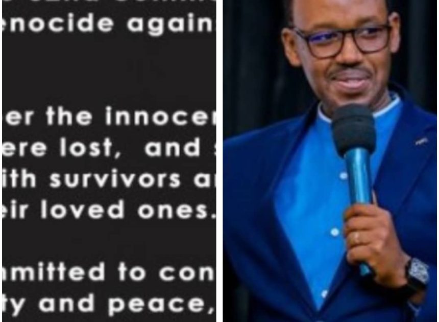 Kwibuka32: Rev. Baho Isaie yasabye urubyiruko n’amadini kuba umusingi w’u Rwanda ruzira Jenoside