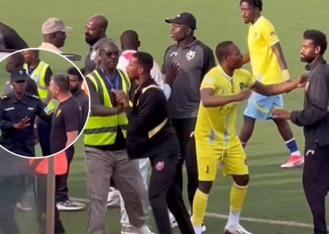 Serious chaos erupts after Matchday 32 clash between Amagaju FC and Al Merrikh SC as police intervene