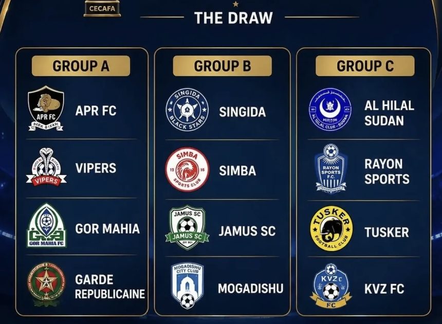 Rayon Sports Drawn Alongside Al Hilal in CECAFA Kagame Cup 2026