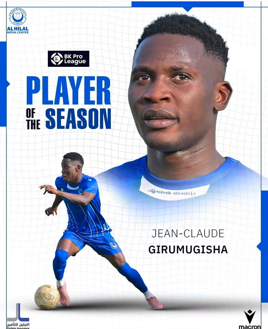 Jean Claude Girumugisha Wins BK Pro League Player of the Season Award, Drives Away with RWF 15 Million Car