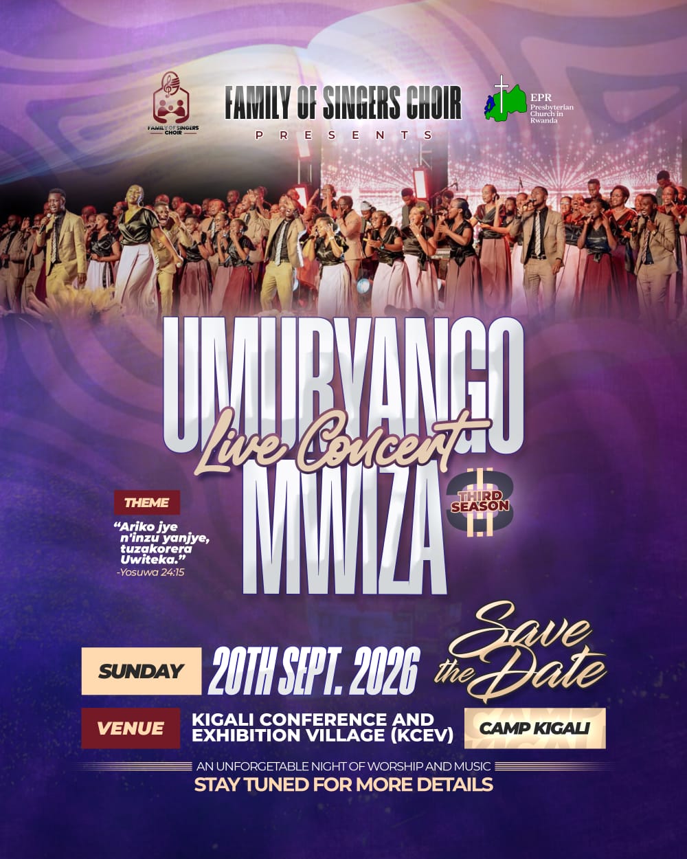 Korali Family of Singers yateguje igitaramo “Umuryango Mwiza Live Concert – Season III” kizabera muri Camp Kigali