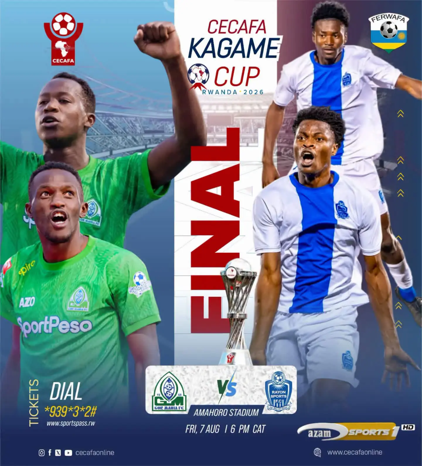 CECAFA Kagame Cup 2026 Final: Rayon Sports One Step Away from Regional Glory