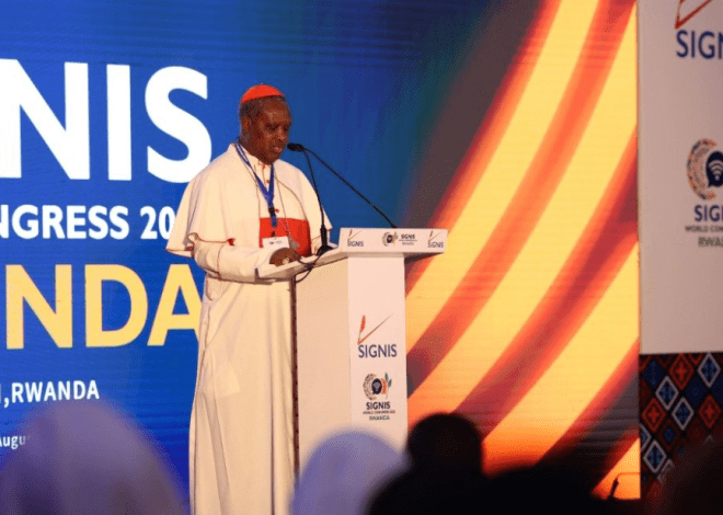 Abanyamakuru bakwiye kuba intumwa z’amahoro_Karidinali Kambanda ubwo yatangizaga Signs World Congress 2026