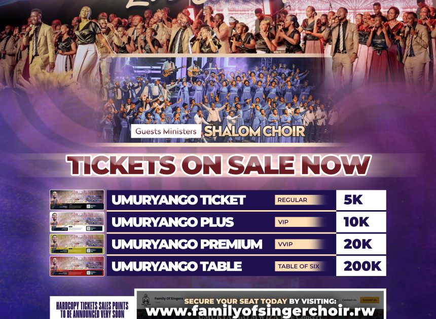 SHALOM CHOIR YONGEWE MU BAZATARAMA “UMURYANGO MWIZA LIVE CONCERT – SEASON 3” AMATIKE YAMAZE KUJYA KU ISOKO