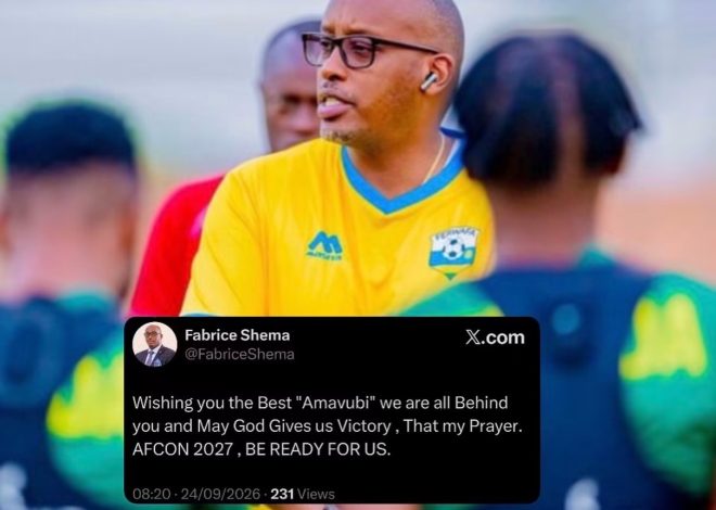 FERWAFA President SHEMA FABRICE Sends Message of Support to Amavubi Ahead of Liberia Clash