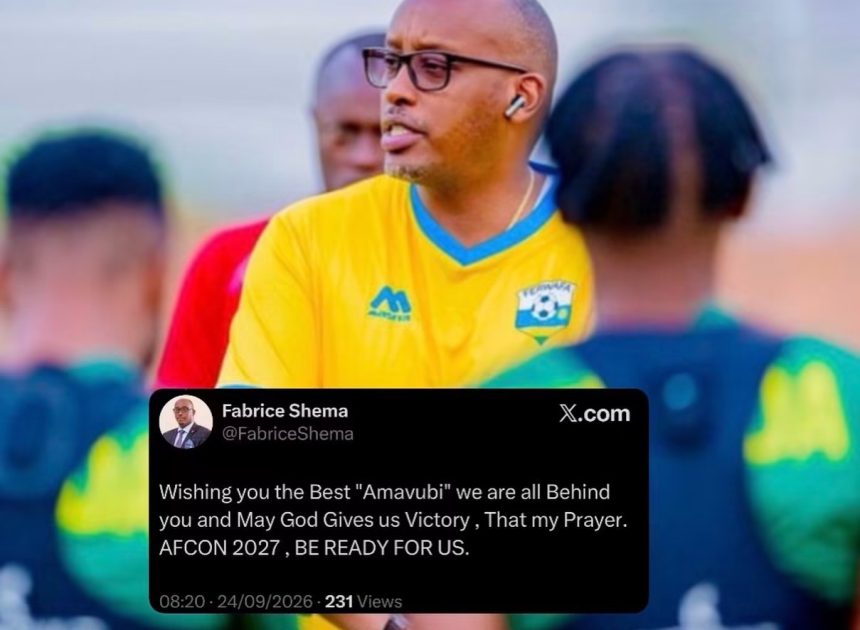FERWAFA President SHEMA FABRICE Sends Message of Support to Amavubi Ahead of Liberia Clash