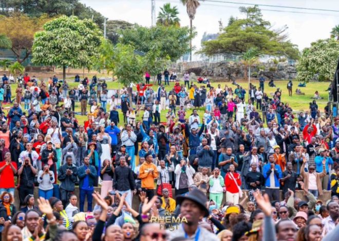 Ibihumbi by’Abakristo bateraniye i Nairobi mu isengesho n’ivugabutumwa muri Rhema Feast 2026