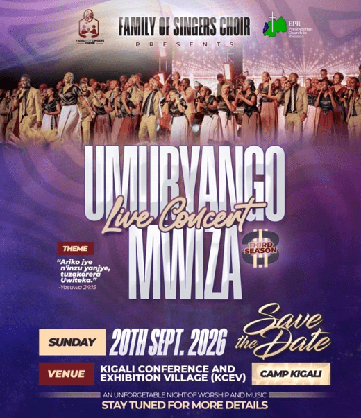 Family of Singers igiye gutaramira abakunzi ba Gospel muri ‘Umuryango Mwiza Live Concert – Season III’ muri Camp Kigali