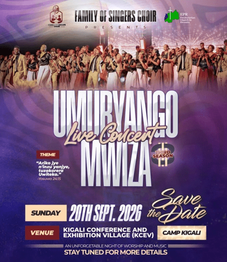 Family of Singers igiye gutaramira abakunzi ba Gospel muri ‘Umuryango Mwiza Live Concert – Season III’ muri Camp Kigali