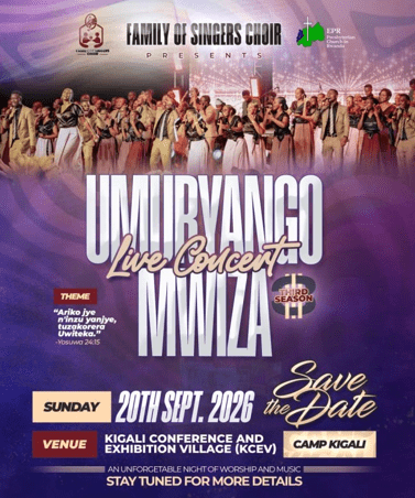 Family of Singers igiye gutaramira abakunzi ba Gospel muri ‘Umuryango Mwiza Live Concert – Season III’ muri Camp Kigali